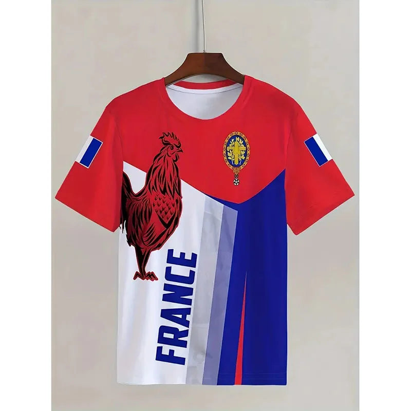 France Retro Flag T-Shirt