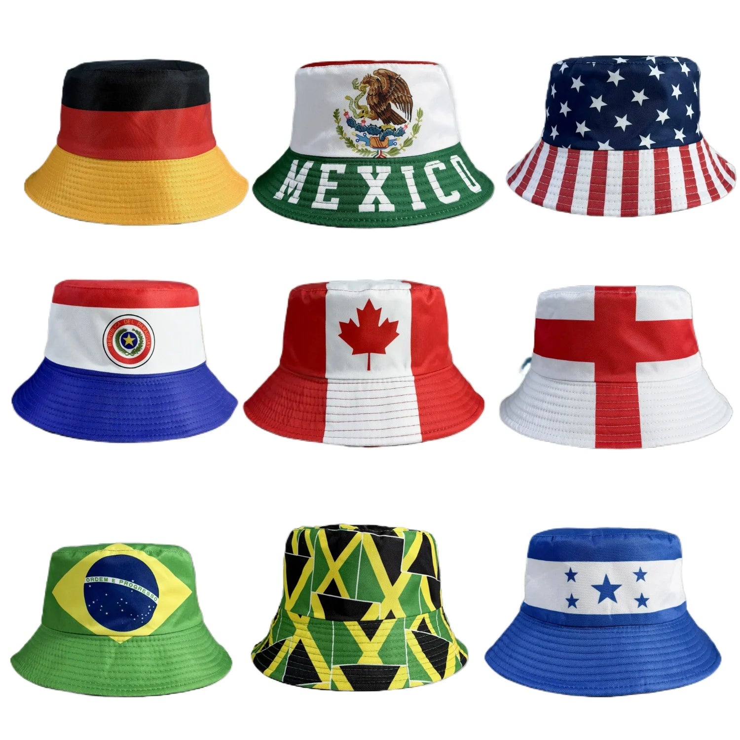Patriotic Flag Bucket Hat
