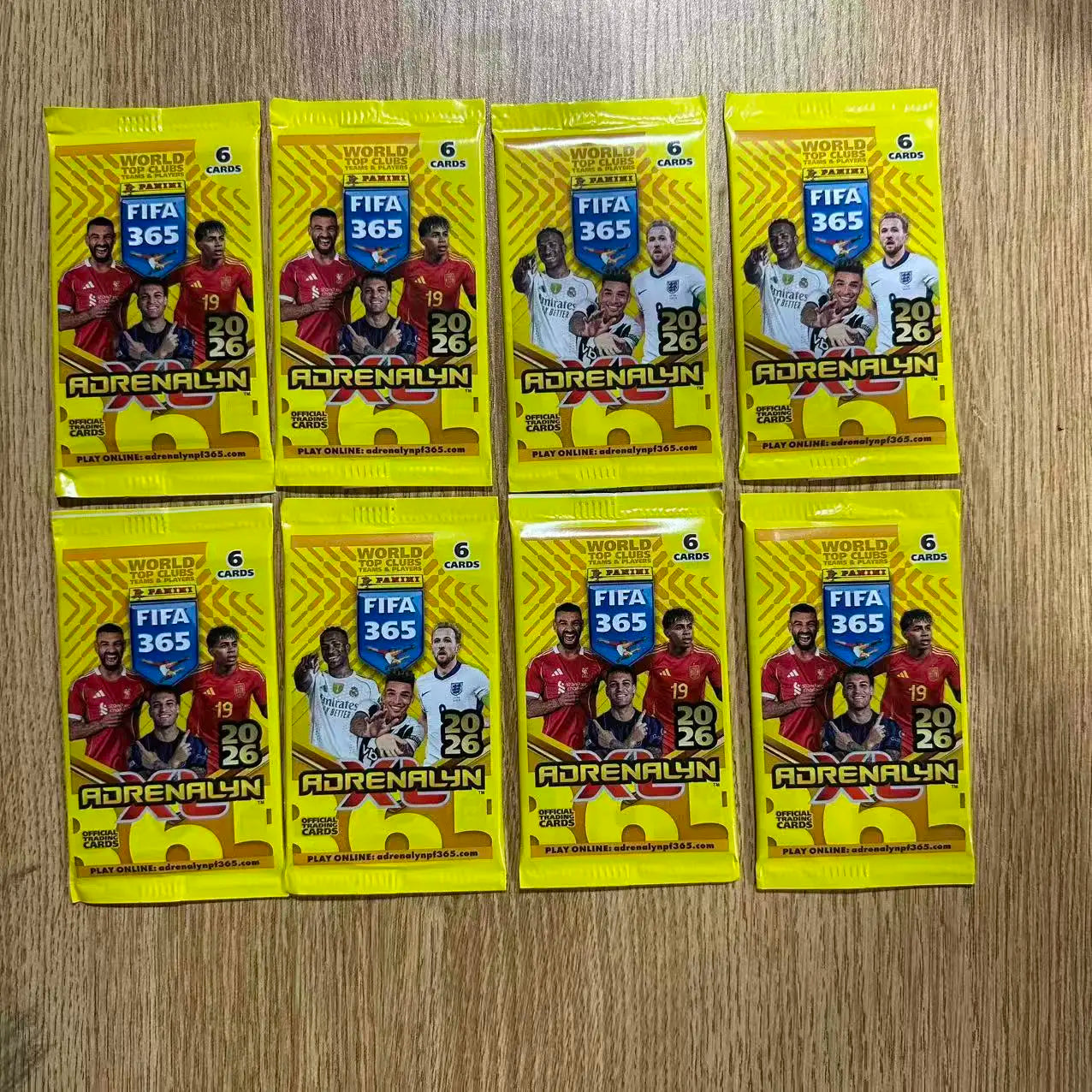 2026 Panini 365 Adrenalyn XL Trading Cards – World Top Clubs & Players Collection