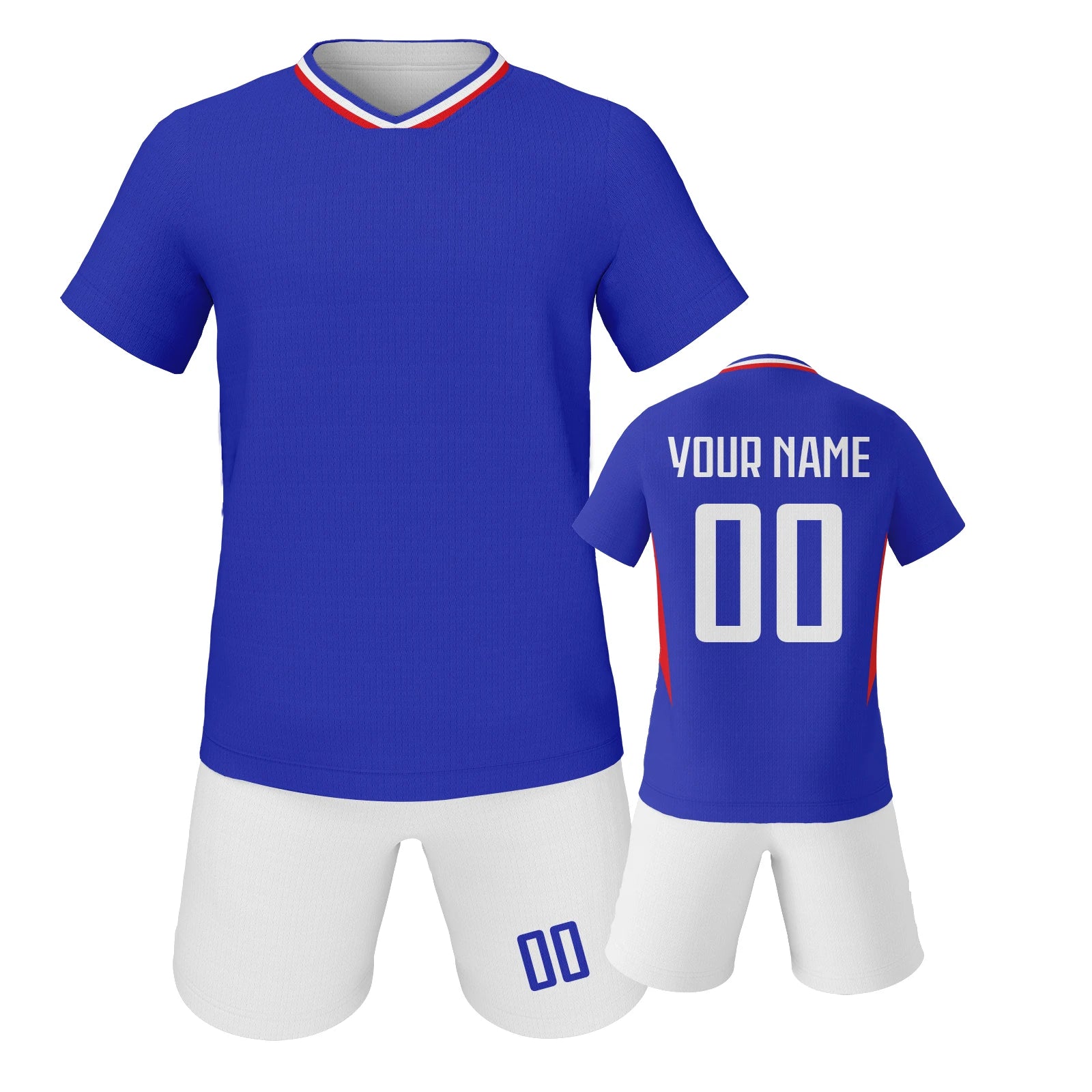 Custom France Youth Soccer Kit