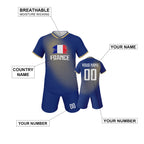 Custom France Youth Soccer Kit