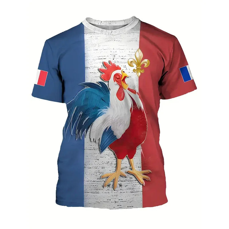 France Retro Flag T-Shirt