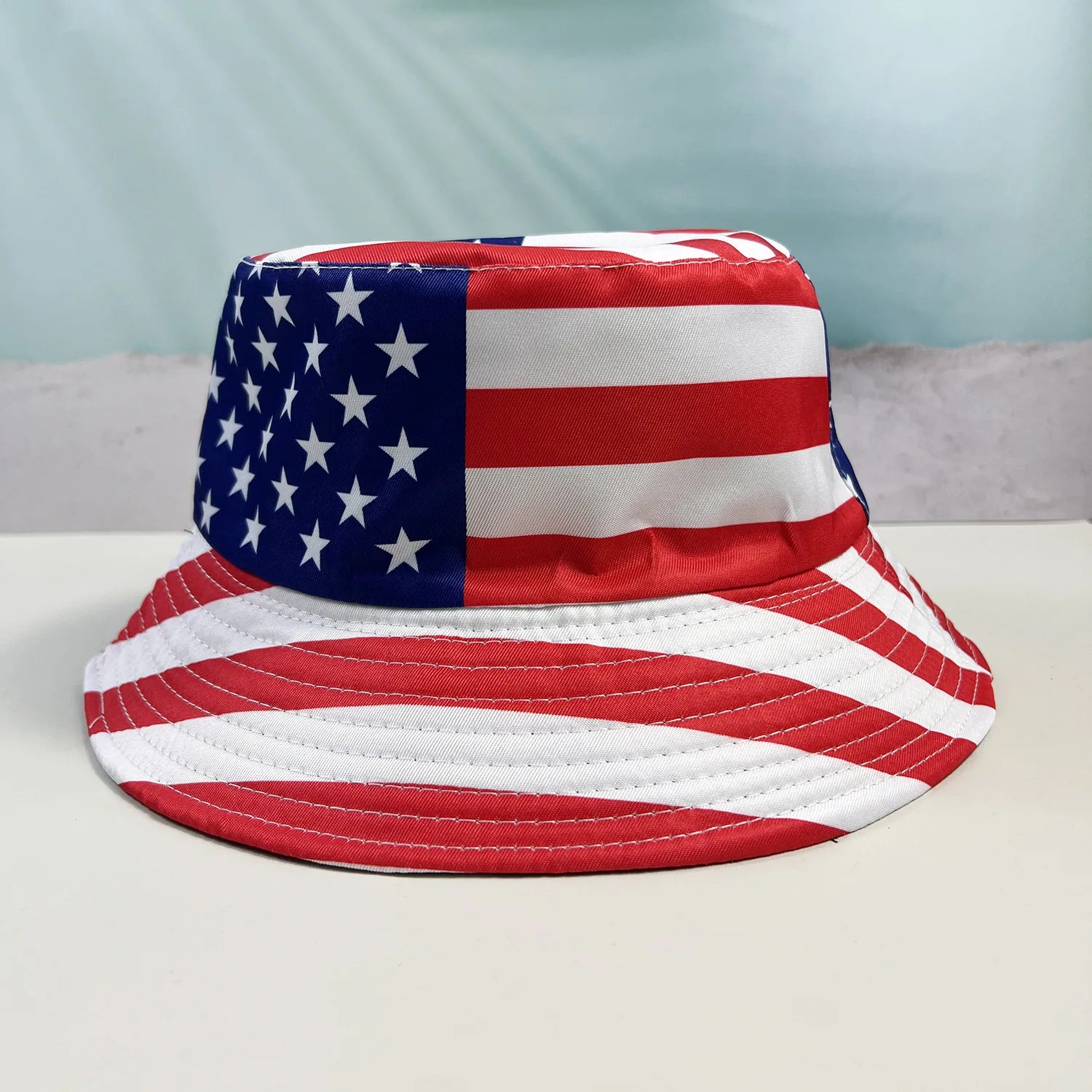 Patriotic Flag Bucket Hat