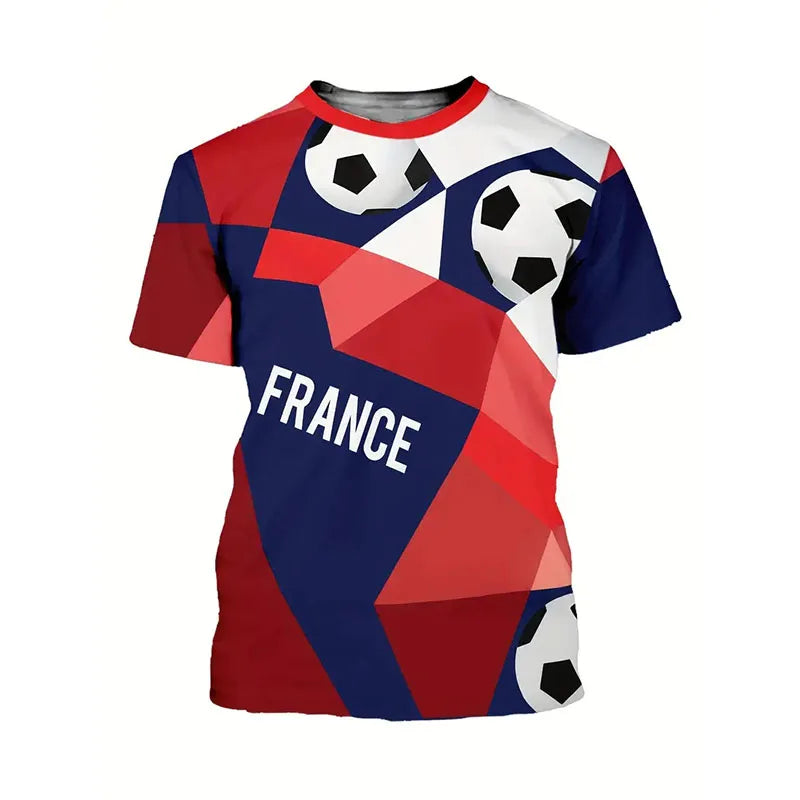 France Retro Flag T-Shirt