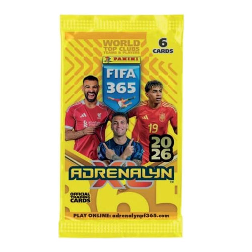 2026 Panini 365 Adrenalyn XL Trading Cards – World Top Clubs & Players Collection