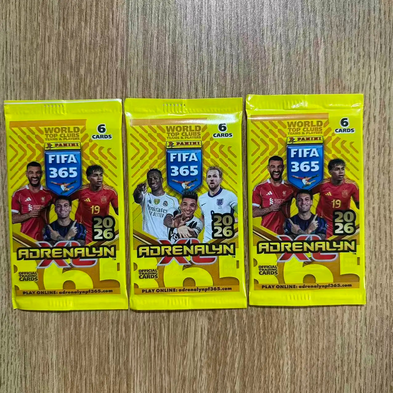 2026 Panini 365 Adrenalyn XL Trading Cards – World Top Clubs & Players Collection