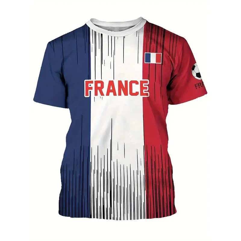 France Retro Flag T-Shirt