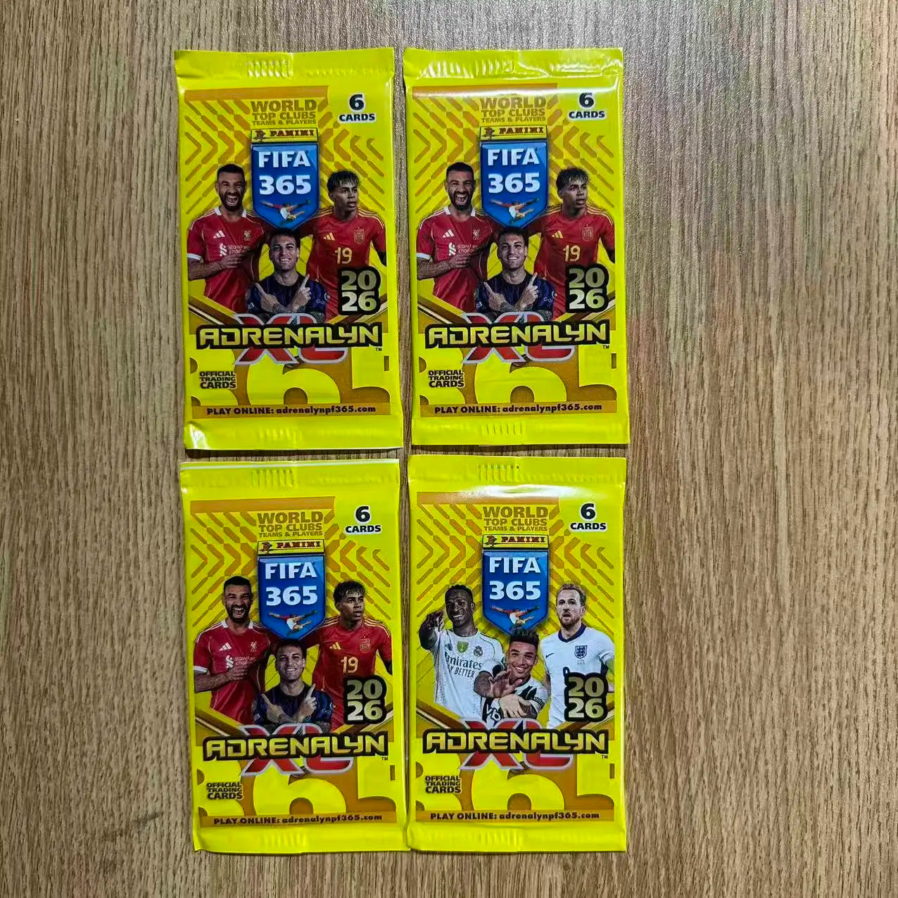 2026 Panini 365 Adrenalyn XL Trading Cards – World Top Clubs & Players Collection