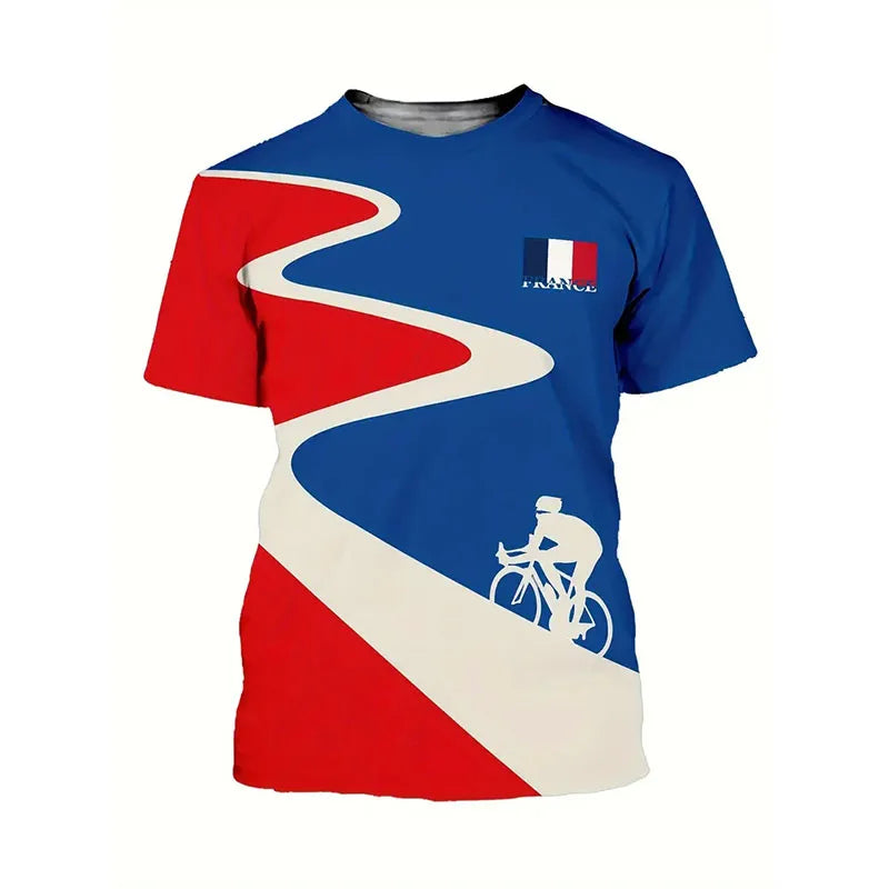 France Retro Flag T-Shirt