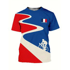 France Retro Flag T-Shirt