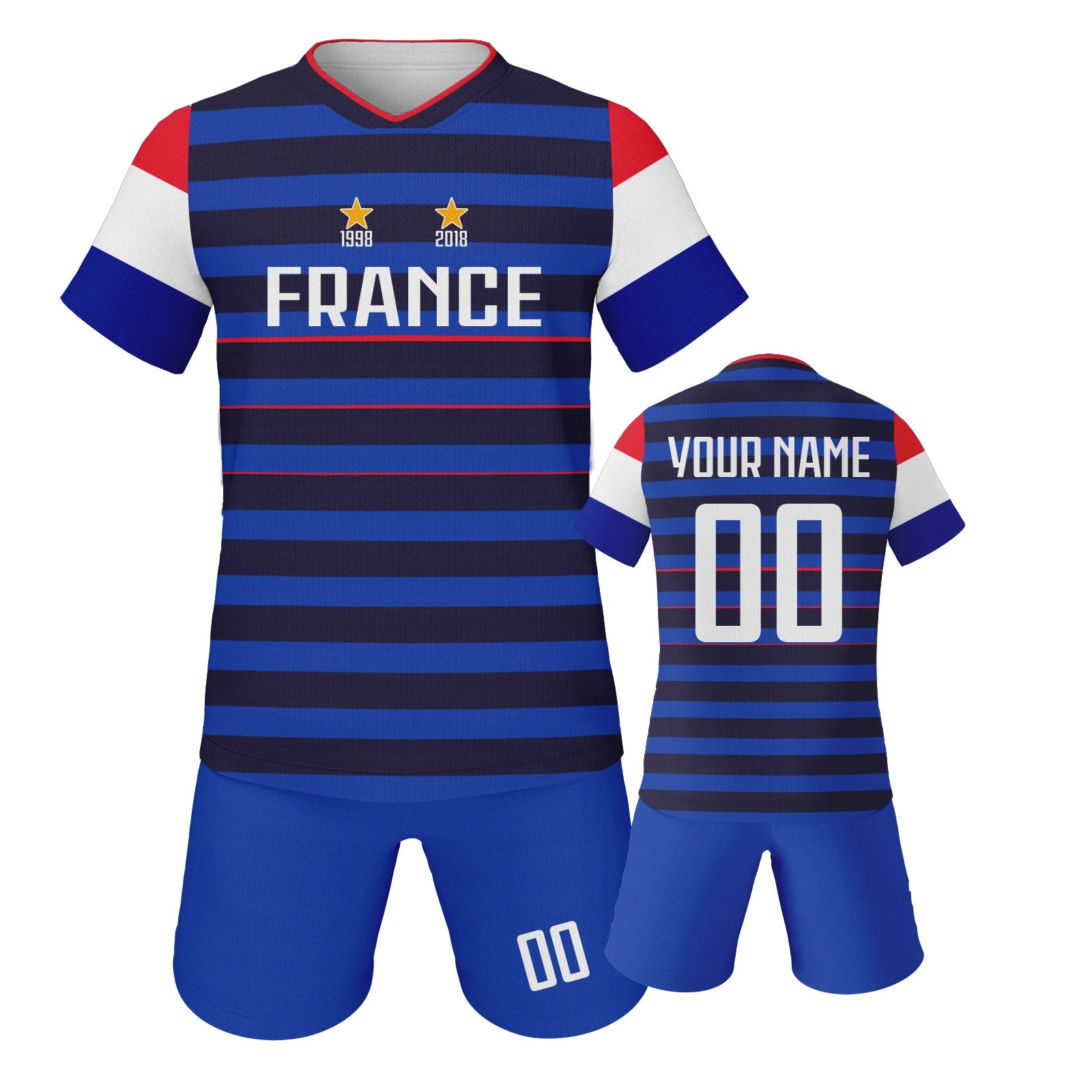 Custom France Youth Soccer Kit