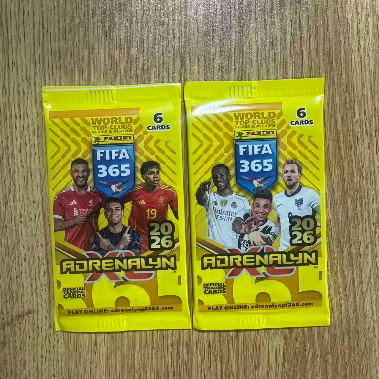 2026 Panini 365 Adrenalyn XL Trading Cards – World Top Clubs & Players Collection