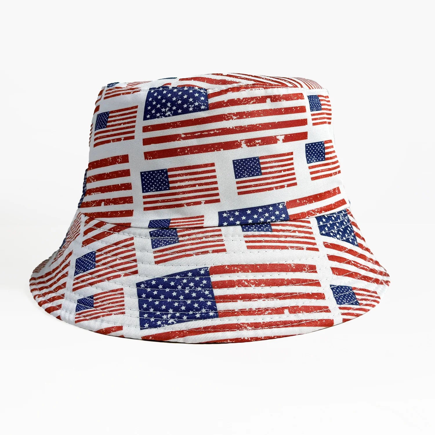 Patriotic Flag Bucket Hat
