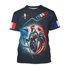France Retro Flag T-Shirt