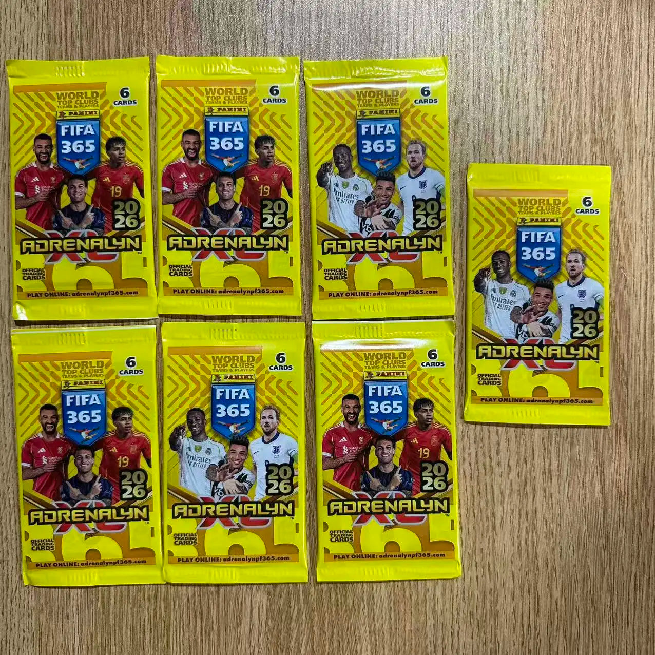 2026 Panini 365 Adrenalyn XL Trading Cards – World Top Clubs & Players Collection