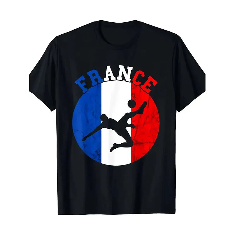 France Retro Flag T-Shirt