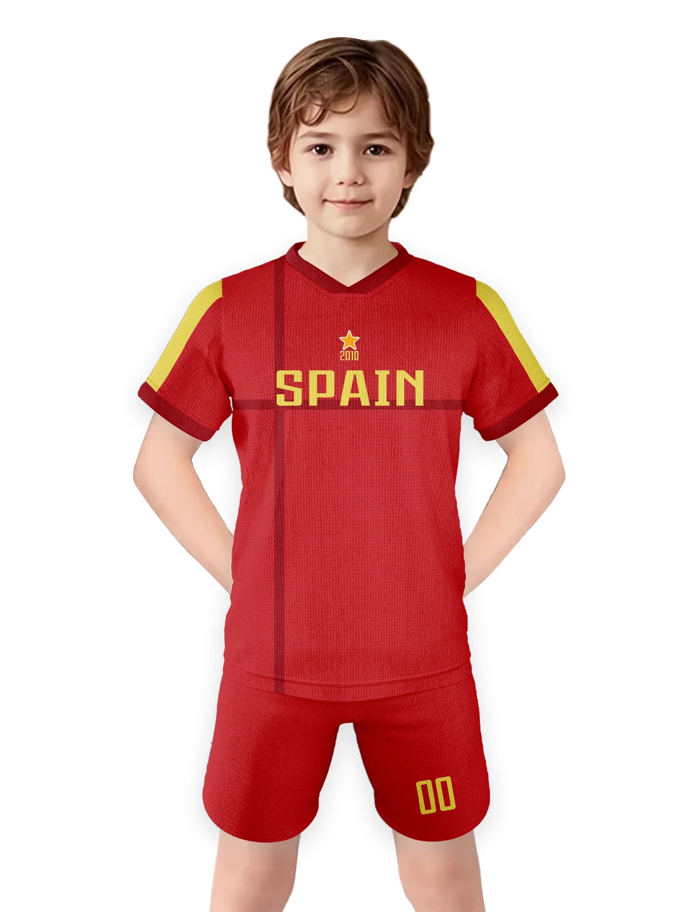 Custom Spain Kids Soccer Training Set