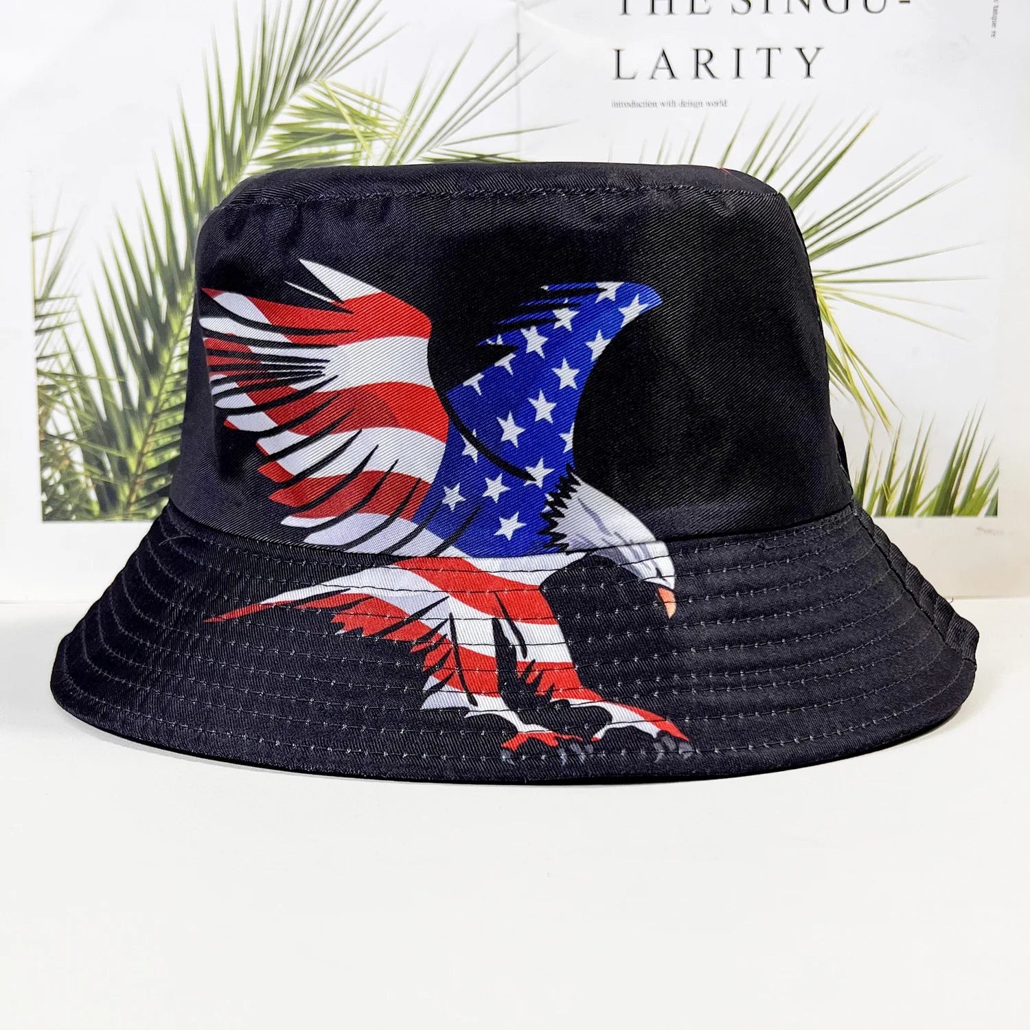 Patriotic Flag Bucket Hat
