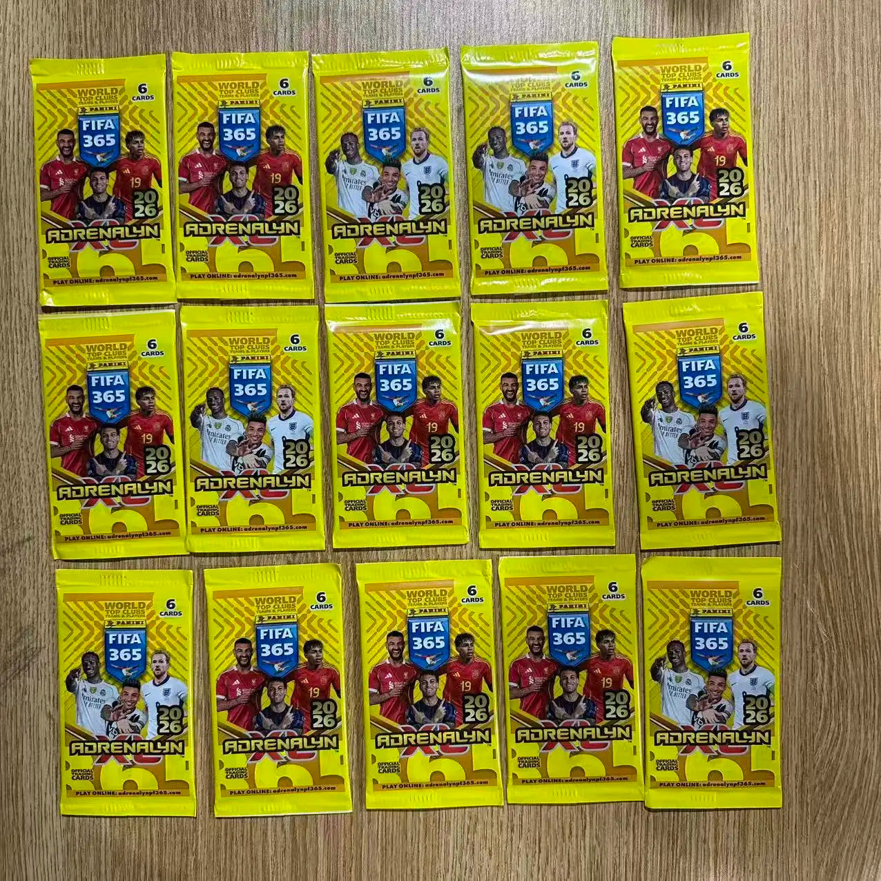 2026 Panini 365 Adrenalyn XL Trading Cards – World Top Clubs & Players Collection