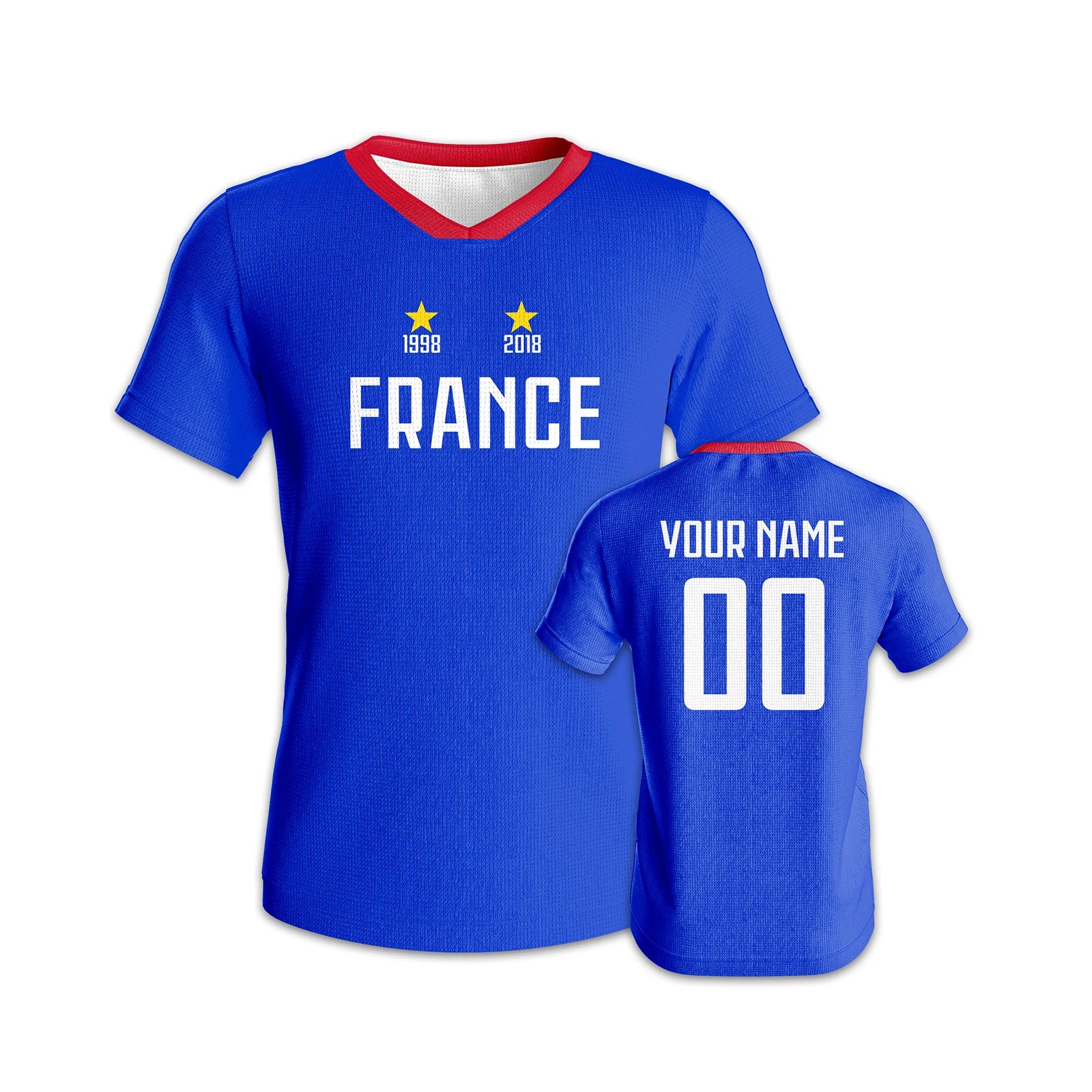 Custom France Soccer Jersey