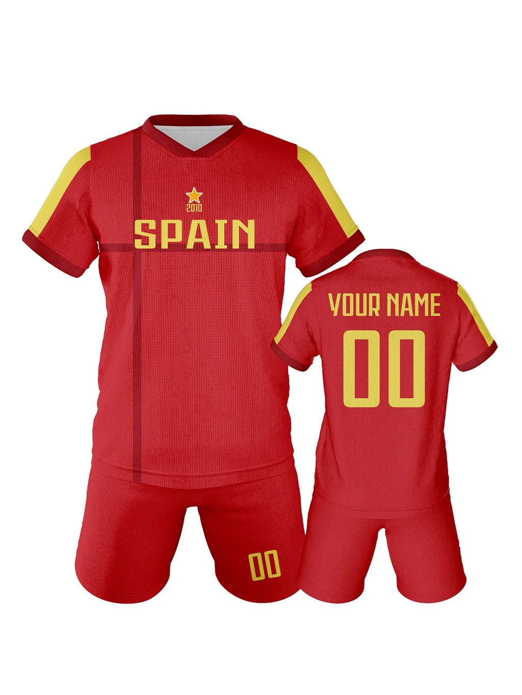 Custom Spain Kids Soccer Training Set
